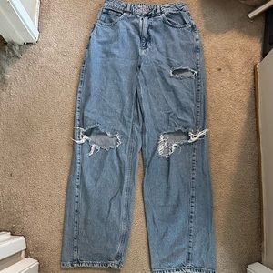 Garage baggy ripped jeans